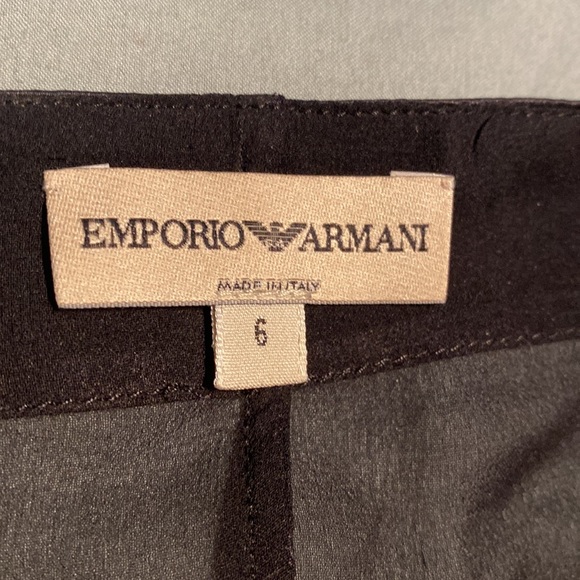 Vintage 90s Emporio Armani Made in Italy Sheer Black Blouse - Picture 4 of 4